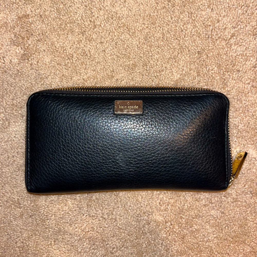 Kate Spade Leila Large Continental Wallet Black